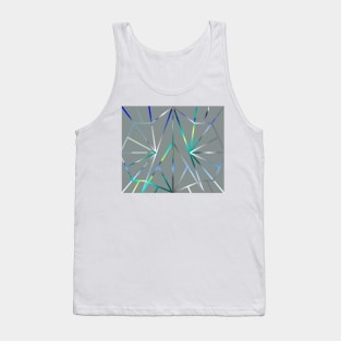 Blue Hologram Tank Top